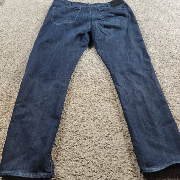 Mavi Jeans Mens 38x34 Matt Relaxed Straight Dark Wash Denim - Picture 6 of 8